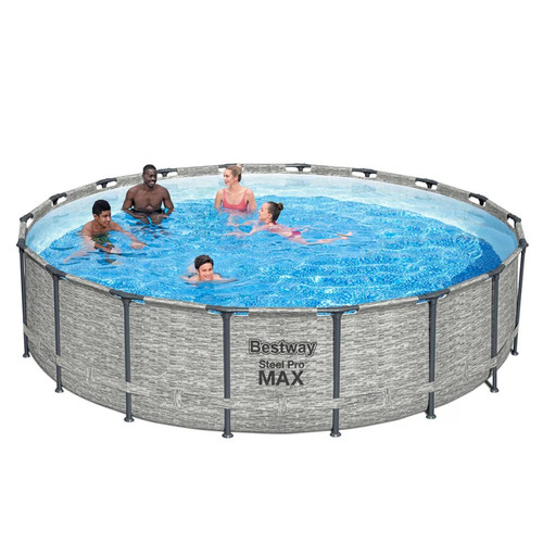 Piscine hors sol ronde - sol,
