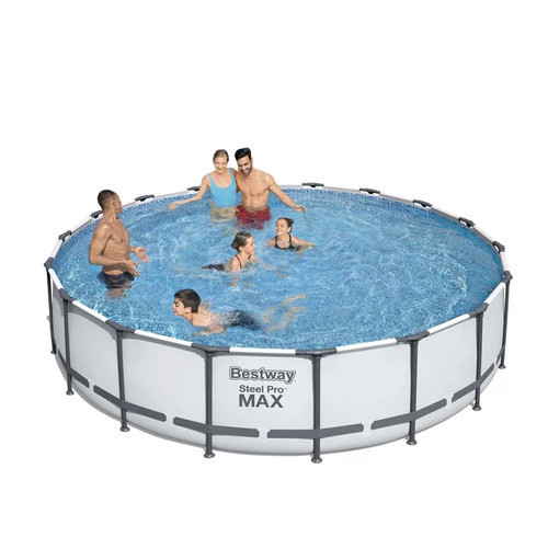 Piscine hors sol ronde avec - piscine,